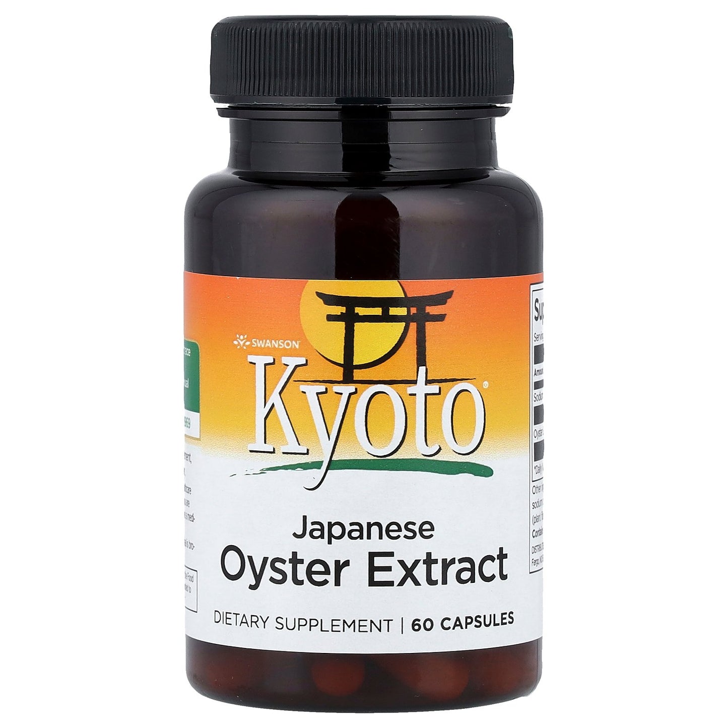 Swanson, Kyoto®, Japanese Oyster Extract, 60 Capsules (500 mg per Capsule)