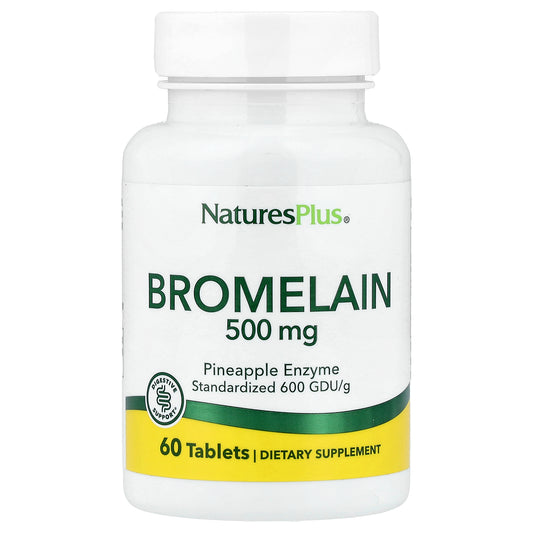 NaturesPlus, Bromelain, 500 mg, 60 Tablets
