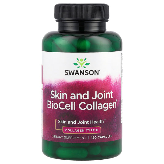 Swanson, Skin and Joint BioCell Collagen®, 120 Capsules