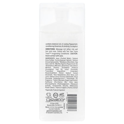 Giovanni, Tea Tree Triple Treat™, Invigorating Shampoo, For All Hair Types, 2 fl oz (60 ml)