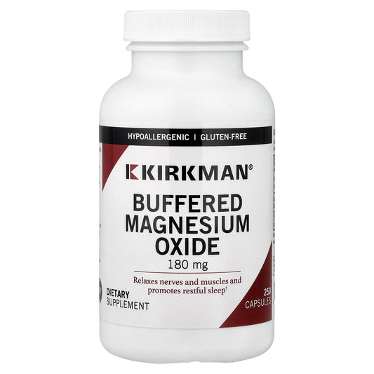 Kirkman Labs, Buffered Magnesium Oxide, 250 Capsules