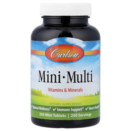Carlson, Mini Multi, 250 Mini Tablets