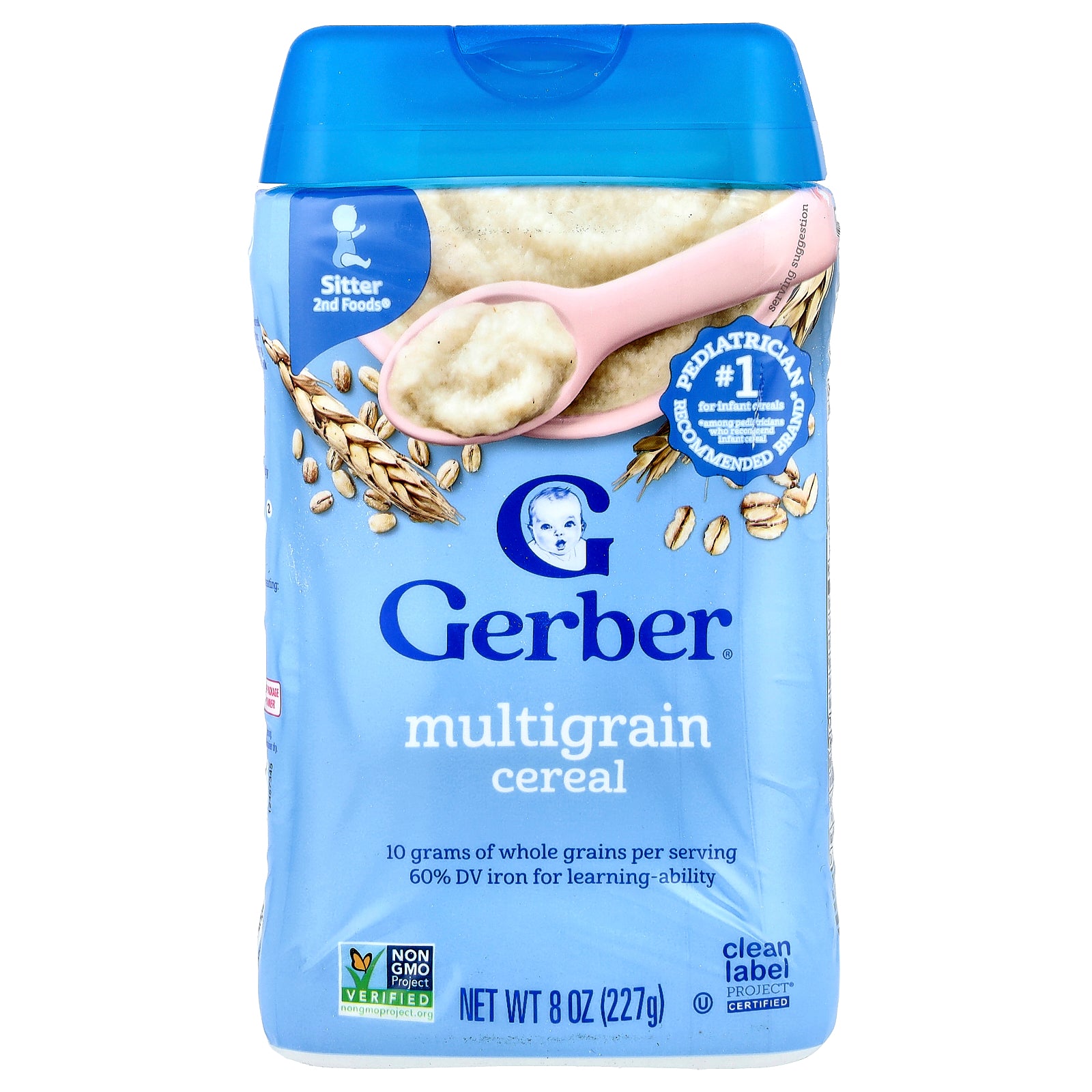 Gerber, Multigrain Cereal,, 2nd Foods®, 8 oz (227 g)