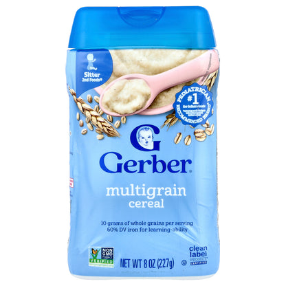 Gerber, Multigrain Cereal,, 2nd Foods®, 8 oz (227 g)