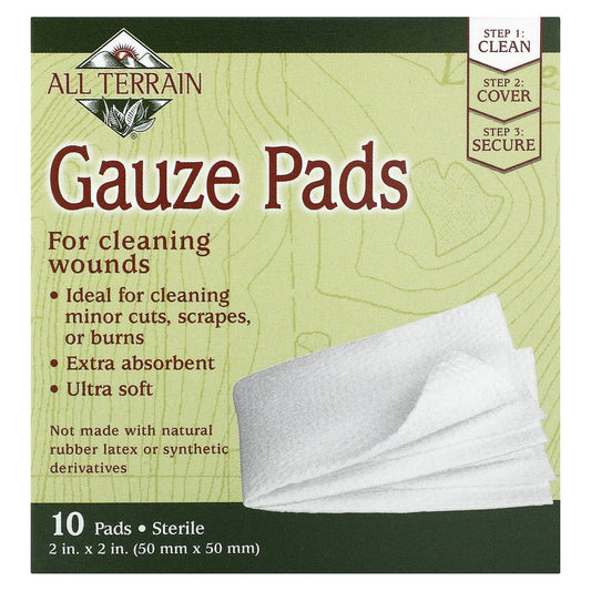 All Terrain, Gauze Pads, 10 Pads