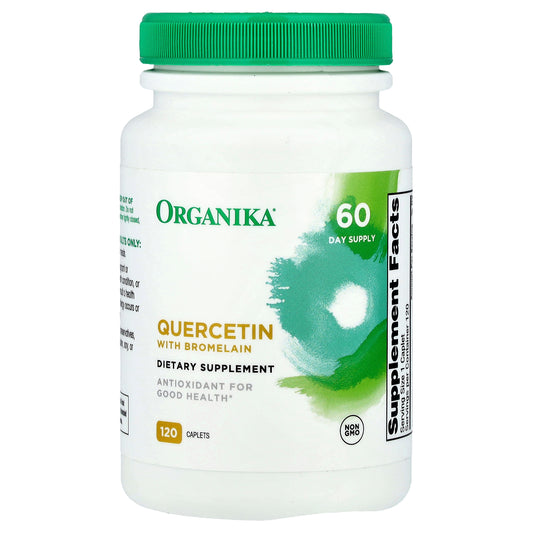 Organika, Quercetin with Bromelain, 120 Caplets
