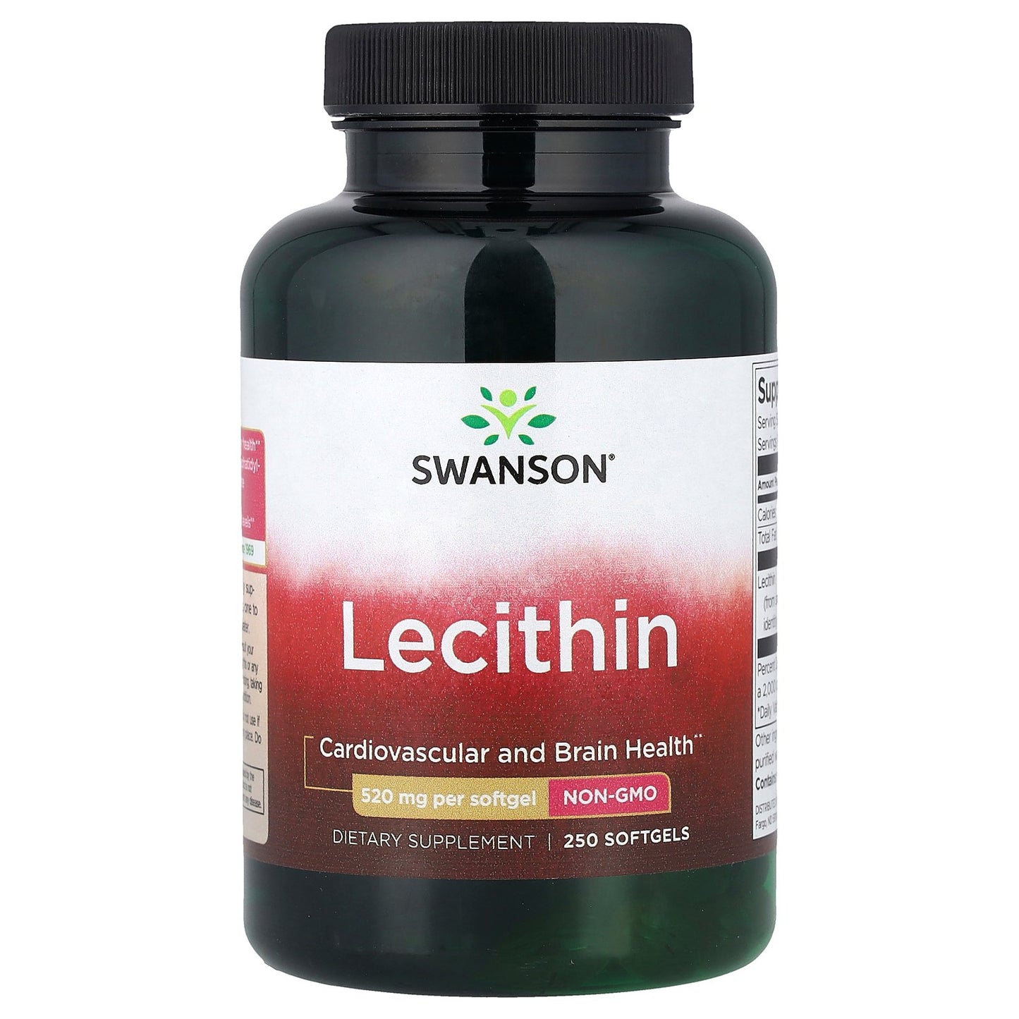 Swanson, Lecithin, 520 mg, 250 Softgels