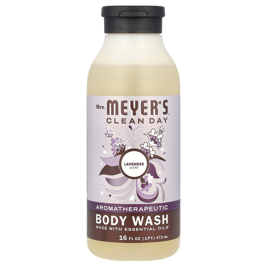 Mrs. Meyers Clean Day, Body Wash, Lavender, 16 fl oz (473 ml)