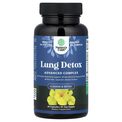 Nature's Craft, Lung Detox, 60 Capsules
