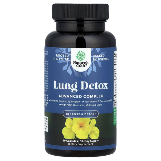 Nature's Craft, Lung Detox, 60 Capsules
