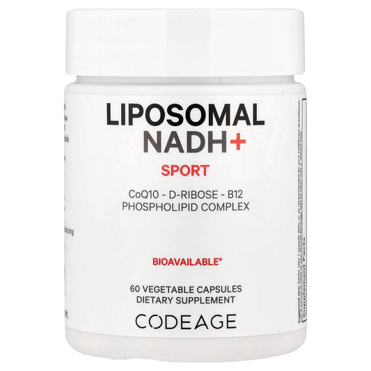 Codeage, Sport, Liposomal NADH+, 60 Vegetable Capsules