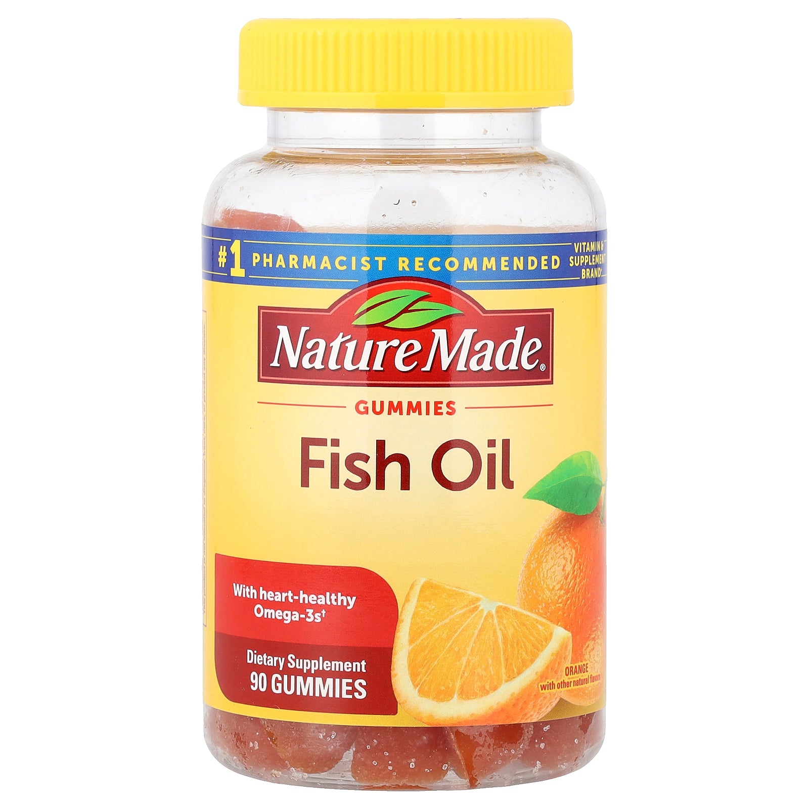 Nature Made, Fish Oil Gummies, Orange , 90 Gummies