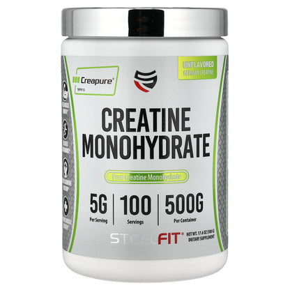 SteelFit, Creatine Monohydrate, Unflavored, 17.6 oz (500 g)