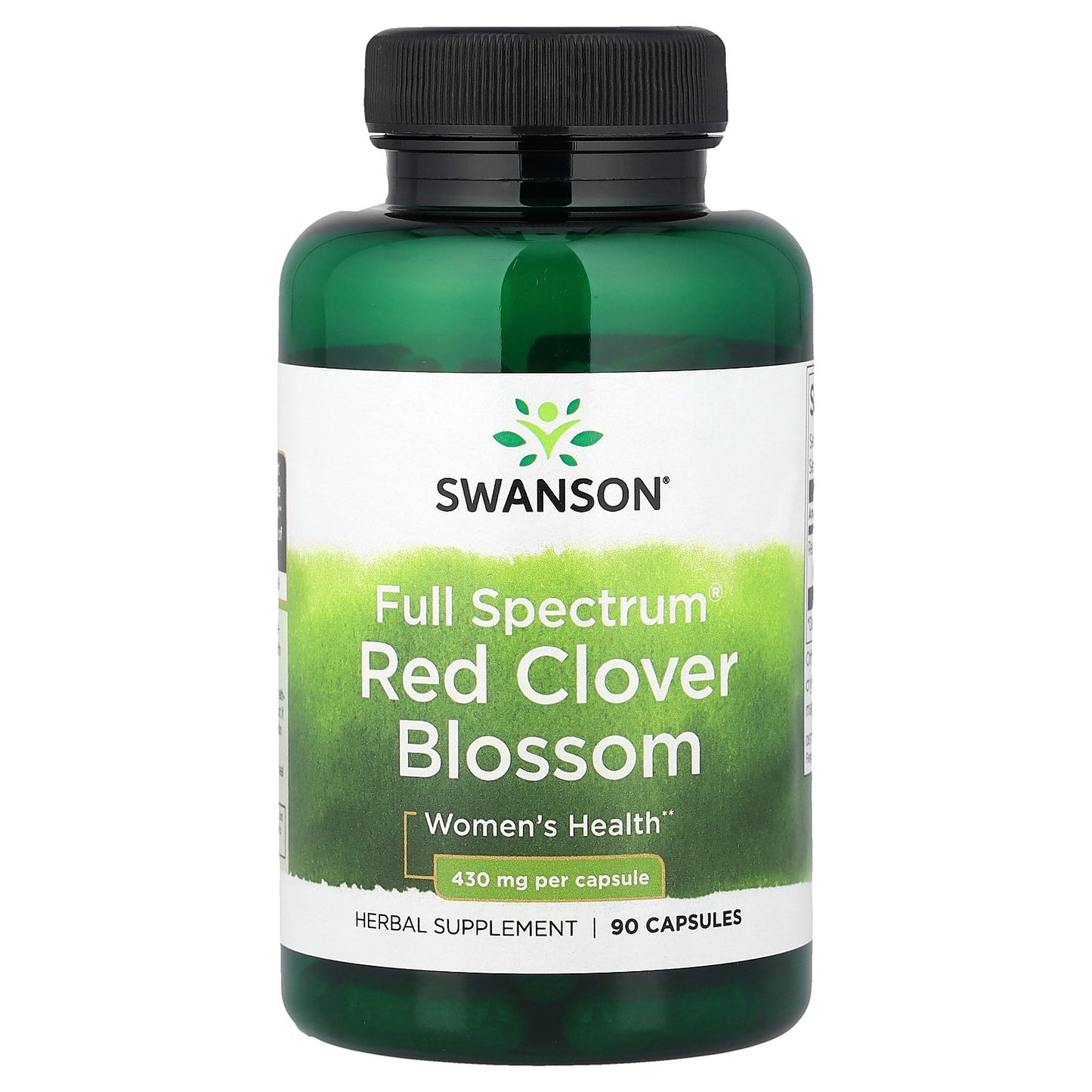 Swanson, Full Spectrum® Red Clover Blossom, 430 mg, 90 Capsules