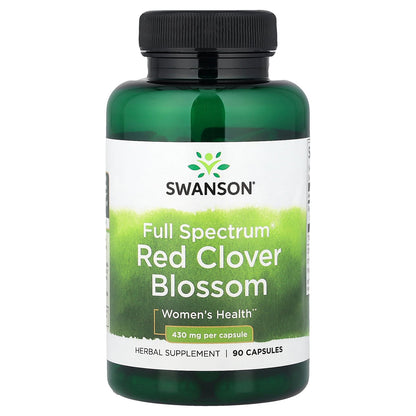 Swanson, Full Spectrum® Red Clover Blossom, 430 mg, 90 Capsules