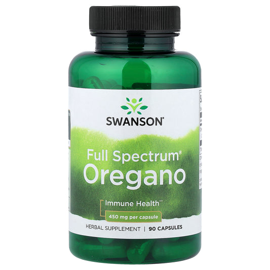 Swanson, Full Spectrum® Oregano, 450 mg, 90 Capsules