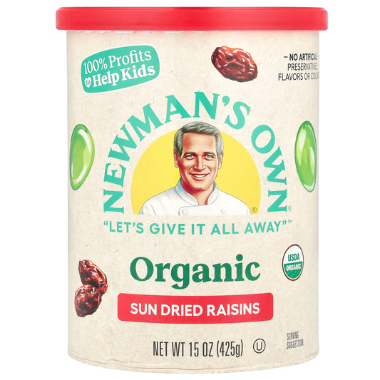 Newman's Own Organics, Sun Dried Raisins, 15 oz (425 g)