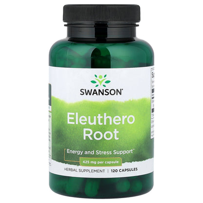 Swanson, Eleuthero Root, 120 Capsules (425 mg per Capsule)