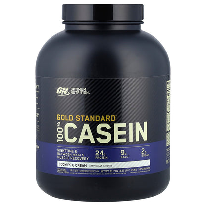 Optimum Nutrition, Gold Standard® 100% Casein, Cookies & Cream, 3.85 lb (1.75 kg)