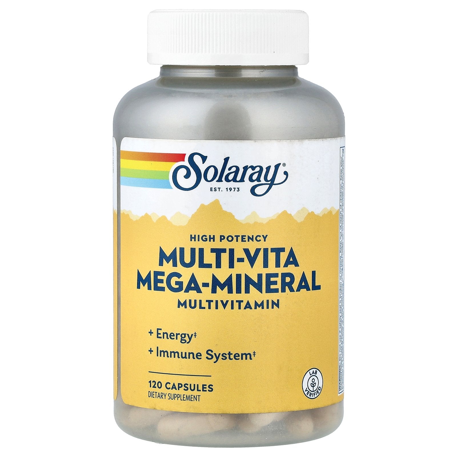 Solaray, Multi-Vita Mega-Mineral, Multivitamin, 120 Capsules