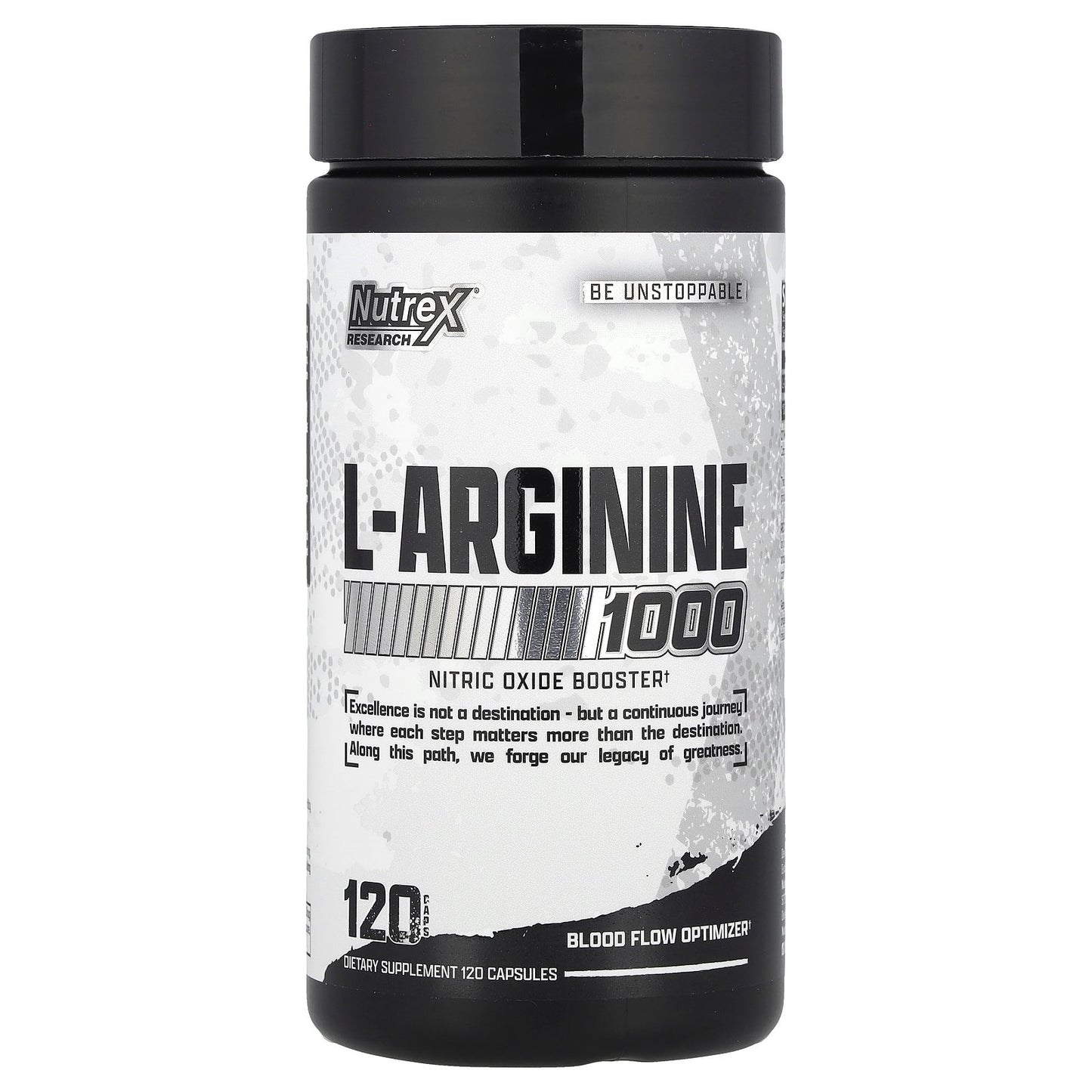 Nutrex Research, L-Arginine 1000, 120 Capsules (500 mg per Capsule)