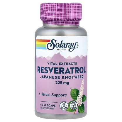 Solaray, Vital Extracts, Resveratrol Japanese Knotweed, 60 VegCaps