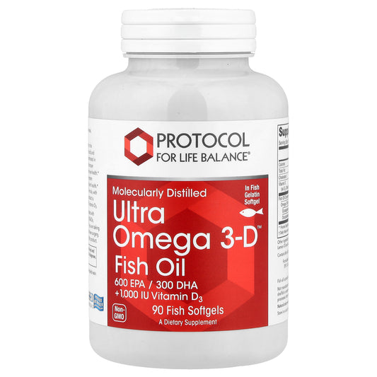 Protocol for Life Balance, Ultra Omega 3-D™, 90 Fish Softgels