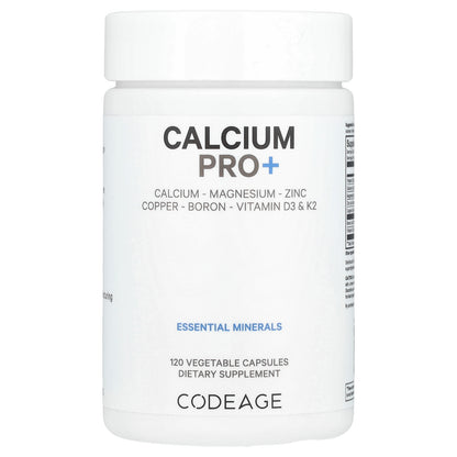 Codeage, Calcium Pro+, 120 Vegetable Capsules