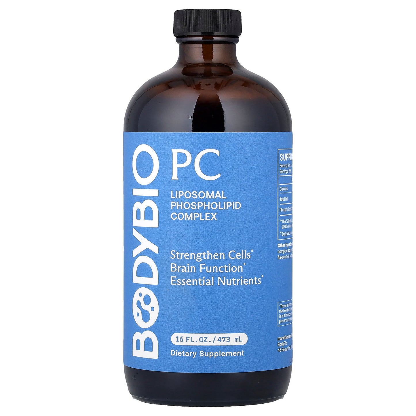 BodyBio, PC, Liposomal Phospholipid Complex, 16 fl oz (473 ml)