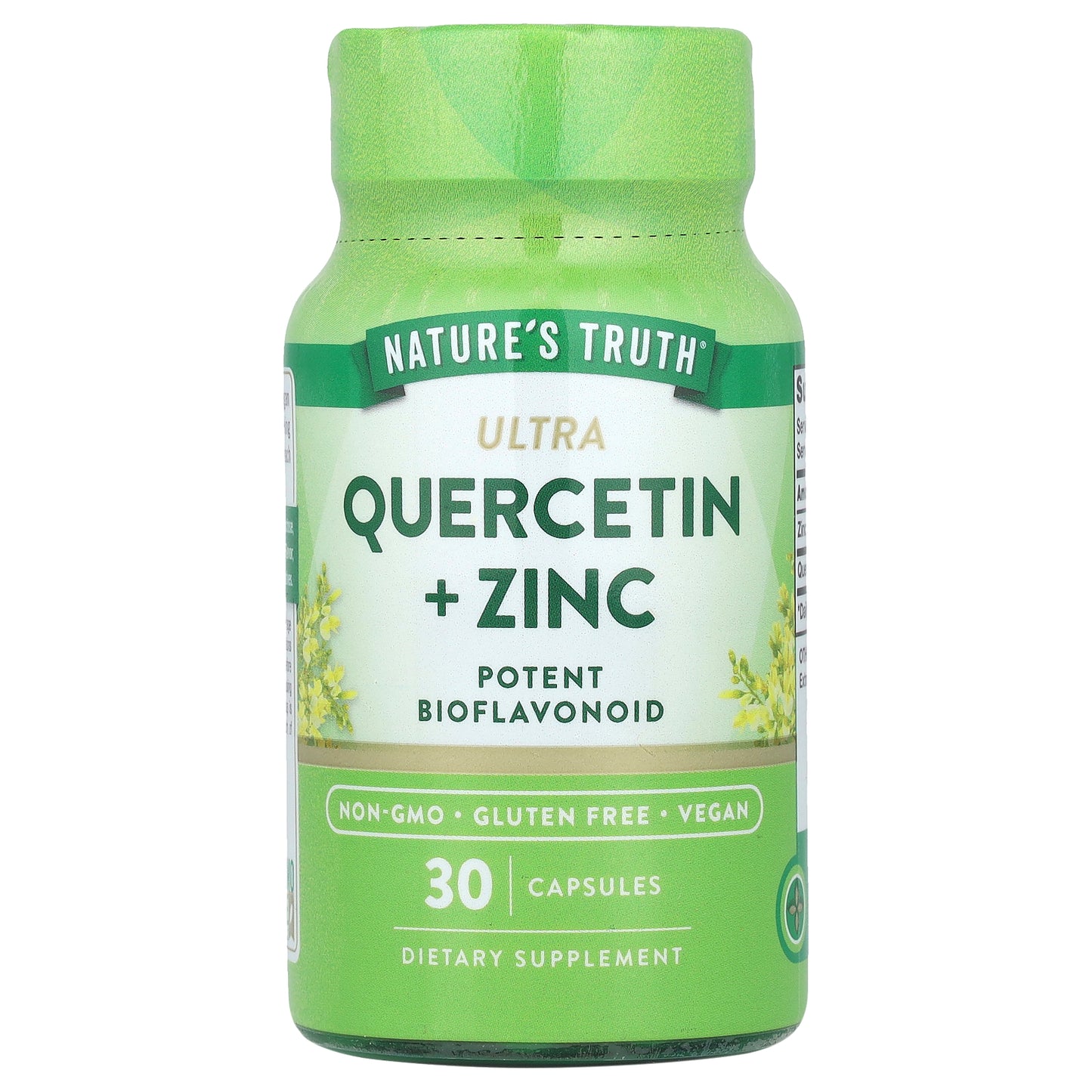 Nature's Truth, Ultra Quercetin + Zinc, 30 Capsules