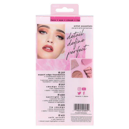 Real Techniques, Artist Essentials, 5 Piece Set