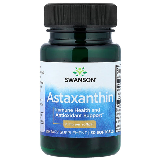 Swanson, Astaxanthin, 8 mg, 30 Softgels