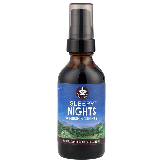 WishGarden Herbs, Sleepy™ Nights & Fresh Mornings, 2 fl oz (59 ml)