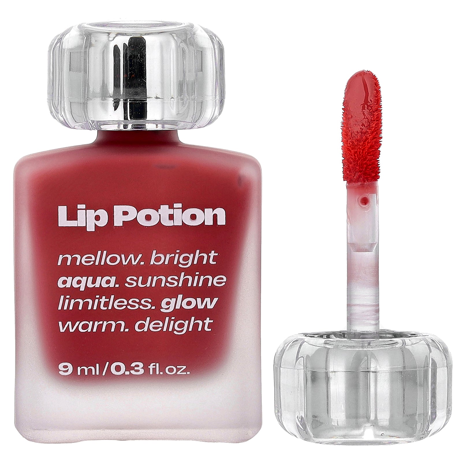 alternativestereo, Lip Potion Aqua Glow, No.3 Sugar Rose, 0.3 fl oz (9 ml)