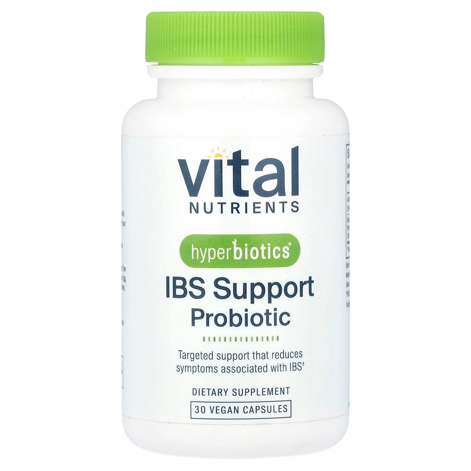 Vital Nutrients, Hyperbiotics®, IBS Support Probiotic, 30 Vegan Capsules