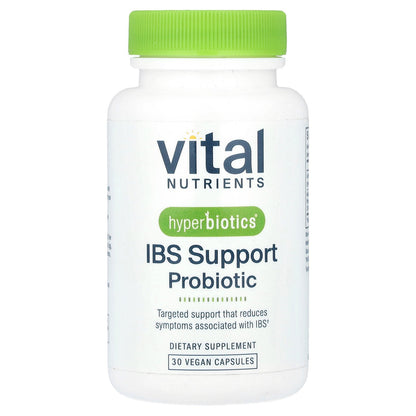 Vital Nutrients, Hyperbiotics®, IBS Support Probiotic, 30 Vegan Capsules