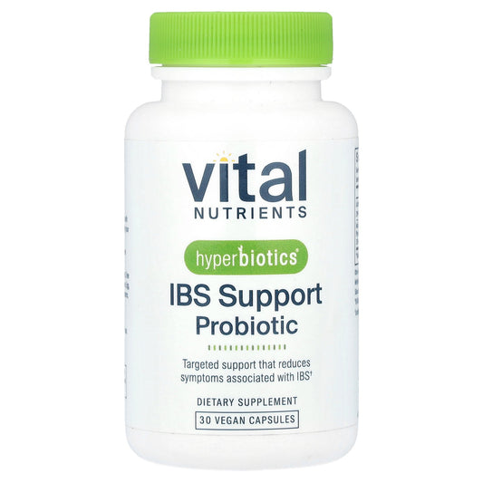 Vital Nutrients, Hyperbiotics®, IBS Support Probiotic, 30 Vegan Capsules