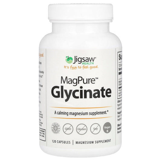 Jigsaw Health, MagPure™ Glycinate, 50 mg, 120 Capsules