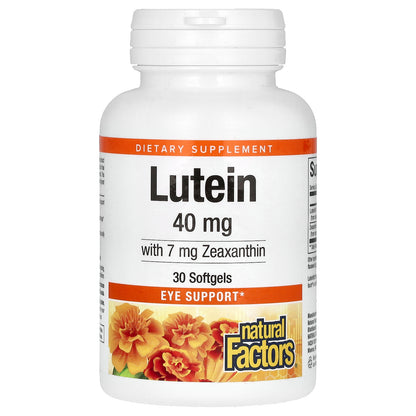 Natural Factors, Lutein, 40 mg, 30 Softgels