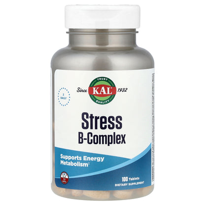 KAL, Stress B Complex, 100 Tablets