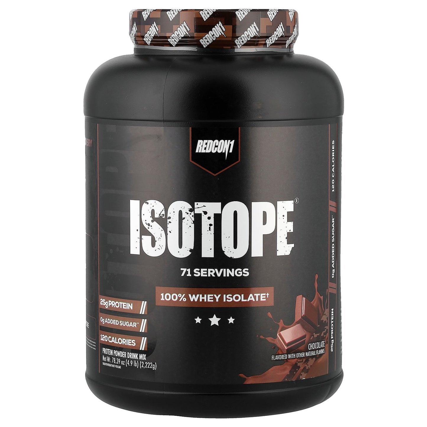 Redcon1, Isotope®, 100% Whey Isolate, Chocolate, 4.9 lb (2,222 g)