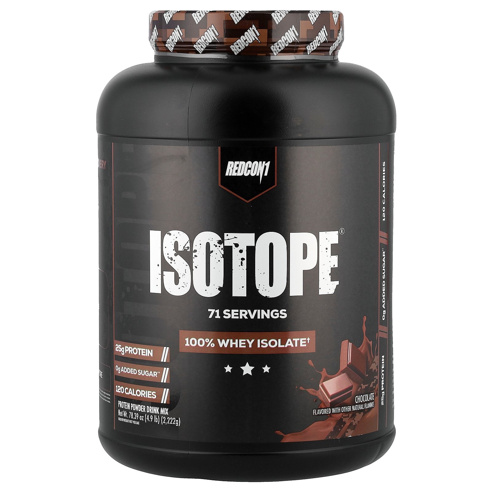Redcon1, Isotope®, 100% Whey Isolate, Chocolate, 4.9 lb (2,222 g)
