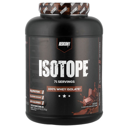 Redcon1, Isotope®, 100% Whey Isolate, Chocolate, 4.9 lb (2,222 g)