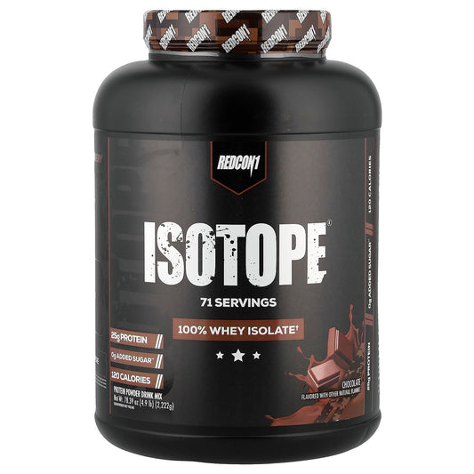 Redcon1, Isotope®, 100% Whey Isolate, Chocolate, 4.9 lb (2,222 g)