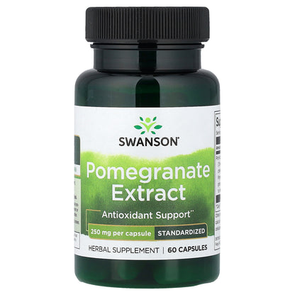 Swanson, Pomegranate Extract, Standardized, 250 mg, 60 Capsules