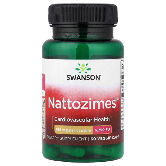 Swanson, Nattozimes®, 195 mg, 60 Veggie Caps