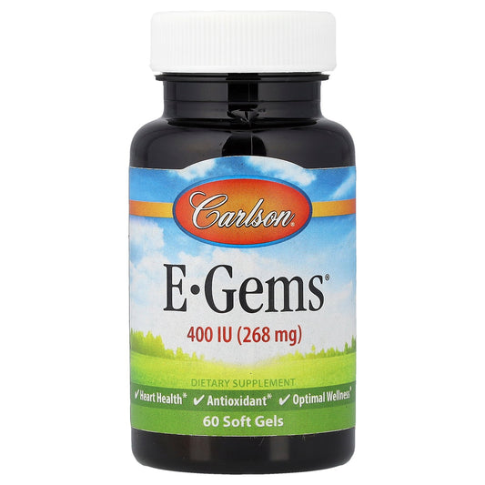 Carlson, E-Gems®, 400 IU (268 mg), 60 Soft Gels