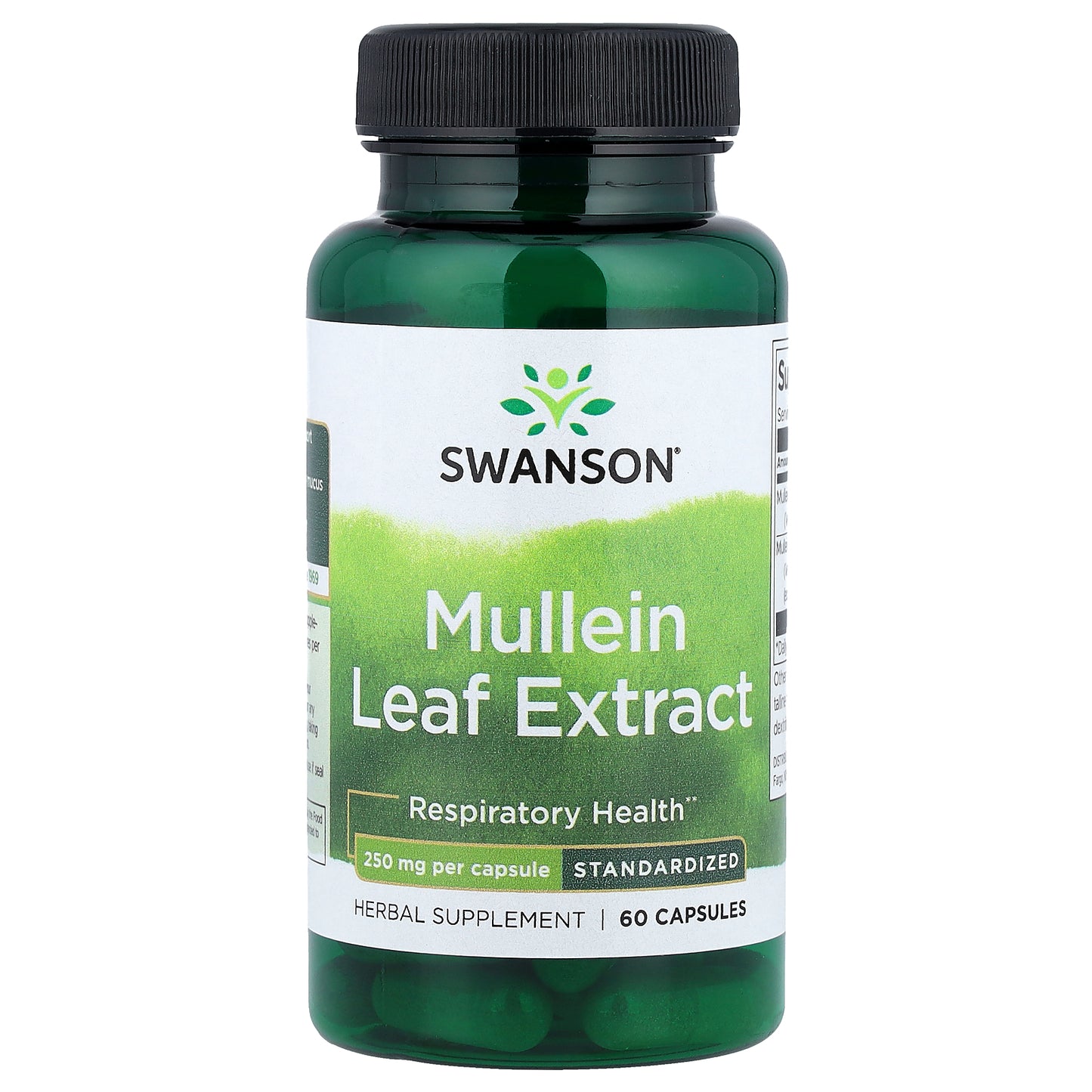 Swanson, Mullein Leaf Extract, Standardized, 250 mg, 60 Capsules