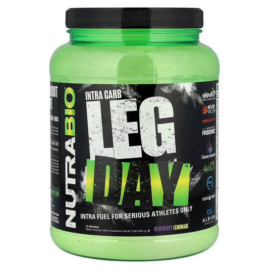 NutraBio, Intra Carb, Leg Day™, Blueberry Lemonade, 2.09 lb (947 g)