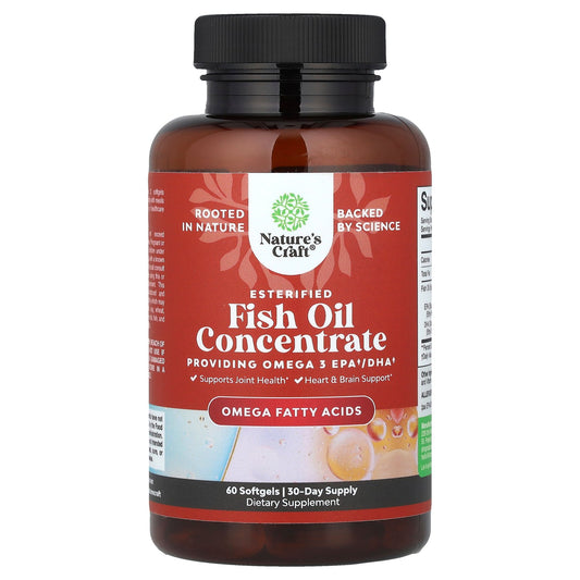Nature's Craft, Fish Oil Concentrate, 60 Softgels
